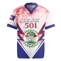Personalized Belize 501 Rugby Jersey Coat Of Arms
