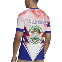 Personalized Belize 501 Rugby Jersey Coat Of Arms