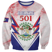 Personalized Belize 501 Sweatshirt Coat Of Arms