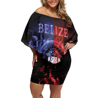 Belize Off Shoulder Short Dress Unique Style