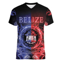 Belize Women V-Neck T-Shirt Unique Style