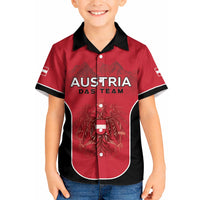 Custom Austria Football 2026 Kid Hawaiian Shirt Go Das Team