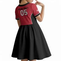 Custom Austria Football 2026 Kid Short Sleeve Dress Go Das Team
