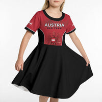 Custom Austria Football 2026 Kid Short Sleeve Dress Go Das Team