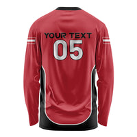 Custom Austria Football 2026 Long Sleeve Shirt Go Das Team