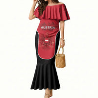 Custom Austria Football 2026 Mermaid Dress Go Das Team