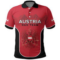 Custom Austria Football 2026 Polo Shirt Go Das Team