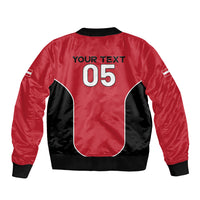 Custom Austria Football 2026 Sleeve Zip Bomber Jacket Go Das Team