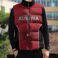 Custom Austria Football 2026 Sleeveless Puffer Jacket Go Das Team