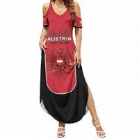 Custom Austria Football 2026 Summer Maxi Dress Go Das Team