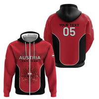 Custom Austria Football 2026 Zip Hoodie Go Das Team