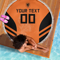 Custom Netherlands Football 2026 Beach Blanket Oranje Lion Special Style