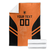 Custom Netherlands Football 2026 Blanket Oranje Lion Special Style