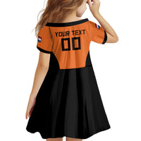Custom Netherlands Football 2026 Kid Short Sleeve Dress Oranje Lion Special Style