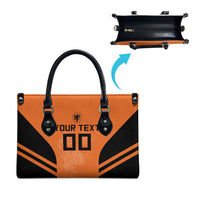 Custom Netherlands Football 2026 Leather Bag Oranje Lion Special Style