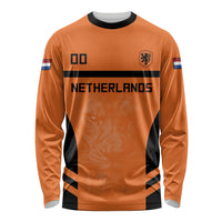 Custom Netherlands Football 2026 Long Sleeve Shirt Oranje Lion Special Style