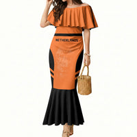 Custom Netherlands Football 2026 Mermaid Dress Oranje Lion Special Style