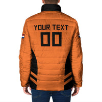 Custom Netherlands Football 2026 Padded Jacket Oranje Lion Special Style