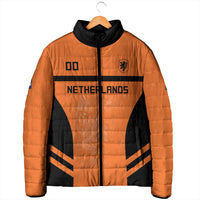 Custom Netherlands Football 2026 Padded Jacket Oranje Lion Special Style