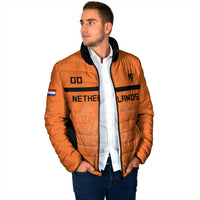 Custom Netherlands Football 2026 Padded Jacket Oranje Lion Special Style