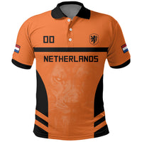 Custom Netherlands Football 2026 Polo Shirt Oranje Lion Special Style
