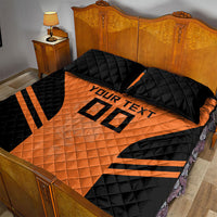 Custom Netherlands Football 2026 Quilt Bed Set Oranje Lion Special Style