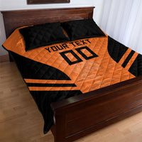 Custom Netherlands Football 2026 Quilt Bed Set Oranje Lion Special Style