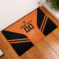 Custom Netherlands Football 2026 Rubber Doormat Oranje Lion Special Style