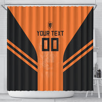 Custom Netherlands Football 2026 Shower Curtain Oranje Lion Special Style