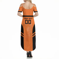 Custom Netherlands Football 2026 Summer Maxi Dress Oranje Lion Special Style