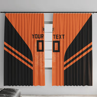 Custom Netherlands Football 2026 Window Curtain Oranje Lion Special Style