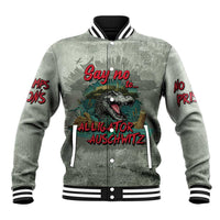 Say No To Alligator Auschwitz Baseball Jacket - Wonder Print Shop