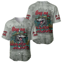 Say No To Alligator Auschwitz Baseball Jersey - Wonder Print Shop