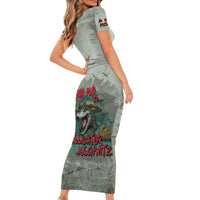 Say No To Alligator Auschwitz Family Matching Short Sleeve Bodycon Dress and Hawaiian Shirt - Wonder Print Shop