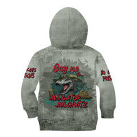 Say No To Alligator Auschwitz Kid Hoodie - Wonder Print Shop