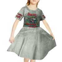 Say No To Alligator Auschwitz Kid Short Sleeve Dress - Wonder Print Shop