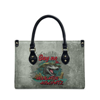 Say No To Alligator Auschwitz Leather Bag - Wonder Print Shop