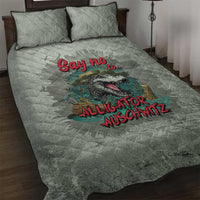 Say No To Alligator Auschwitz Quilt Bed Set - Wonder Print Shop