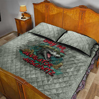 Say No To Alligator Auschwitz Quilt Bed Set - Wonder Print Shop