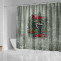 Say No To Alligator Auschwitz Shower Curtain - Wonder Print Shop