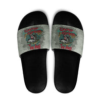 Say No To Alligator Auschwitz Slide Sandals - Wonder Print Shop