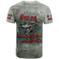 Say No To Alligator Auschwitz T Shirt - Wonder Print Shop
