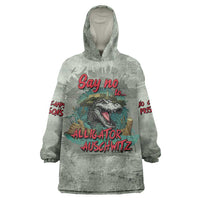 Say No To Alligator Auschwitz Wearable Blanket Hoodie - Wonder Print Shop