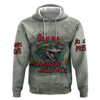 Say No To Alligator Auschwitz Zip Hoodie - Wonder Print Shop