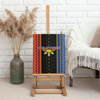 Philippines Filipinos Canvas Wall Art Igorot Tribal Inspiration Pattern Style