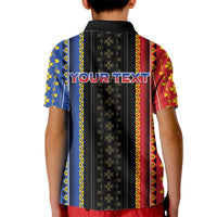 Personalised Philippines Filipinos Kid Polo Shirt Igorot Tribal Inspiration Pattern Style