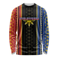 Personalised Philippines Filipinos Long Sleeve Shirt Igorot Tribal Inspiration Pattern Style