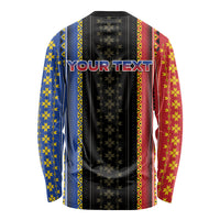 Personalised Philippines Filipinos Long Sleeve Shirt Igorot Tribal Inspiration Pattern Style