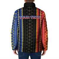 Personalised Philippines Filipinos Padded Jacket Igorot Tribal Inspiration Pattern Style