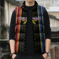 Personalised Philippines Filipinos Sleeveless Puffer Jacket Igorot Tribal Inspiration Pattern Style
